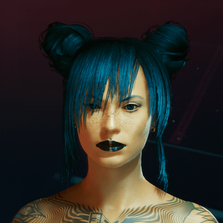 Clouds Receptionist Character Preset - Cyberpunk 2077 Mod