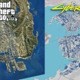Cyberpunk 2077 map size compares to that of GTA V | Cyberpunk2077mod.com