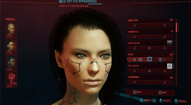 Female V Corpo Preset Cyberpunk 2077 Mod 8723