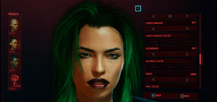 Phil S Female V Cyberpunk Mod