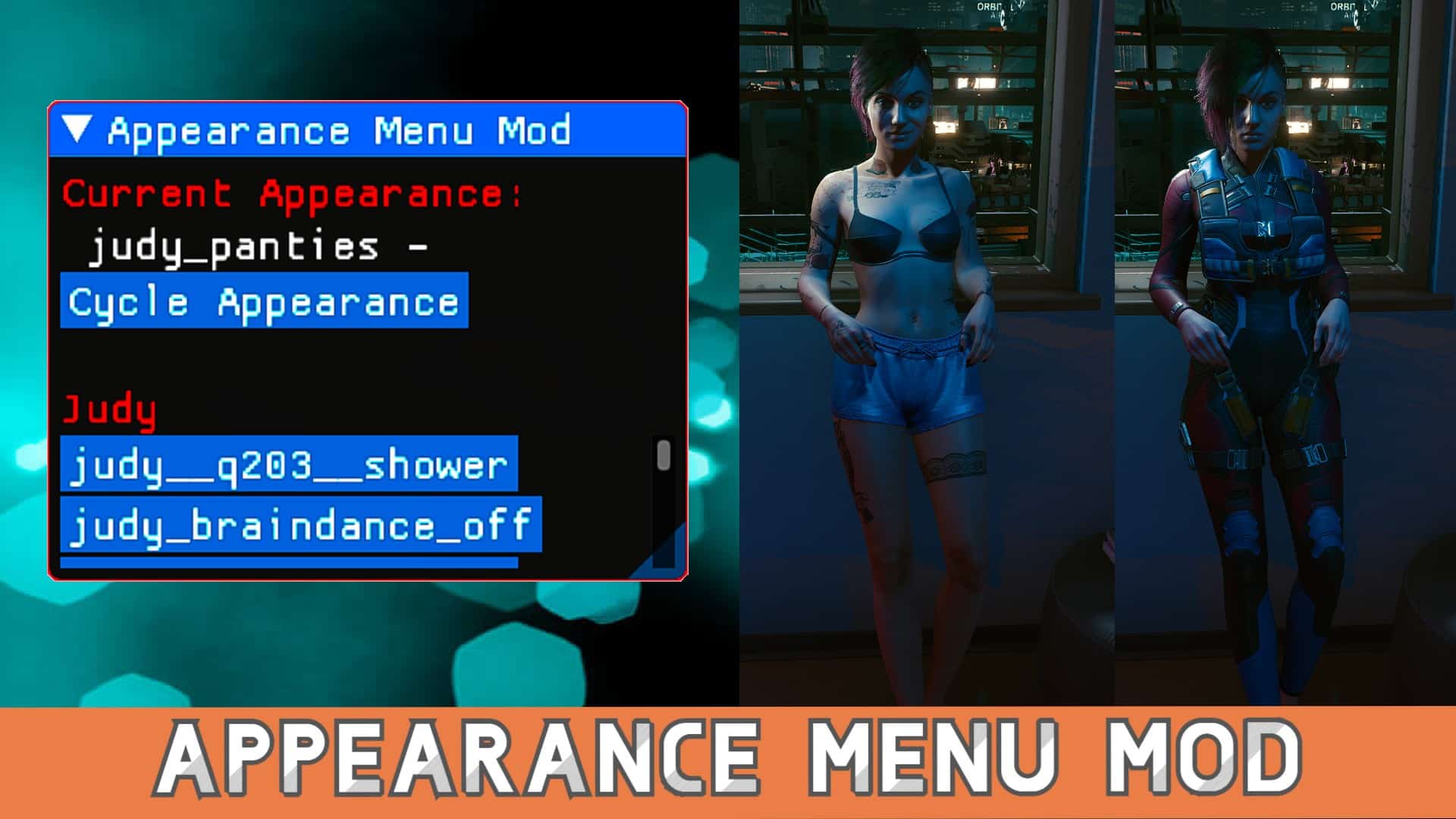 Appearance menu mod cyberpunk как пользоваться фото 3