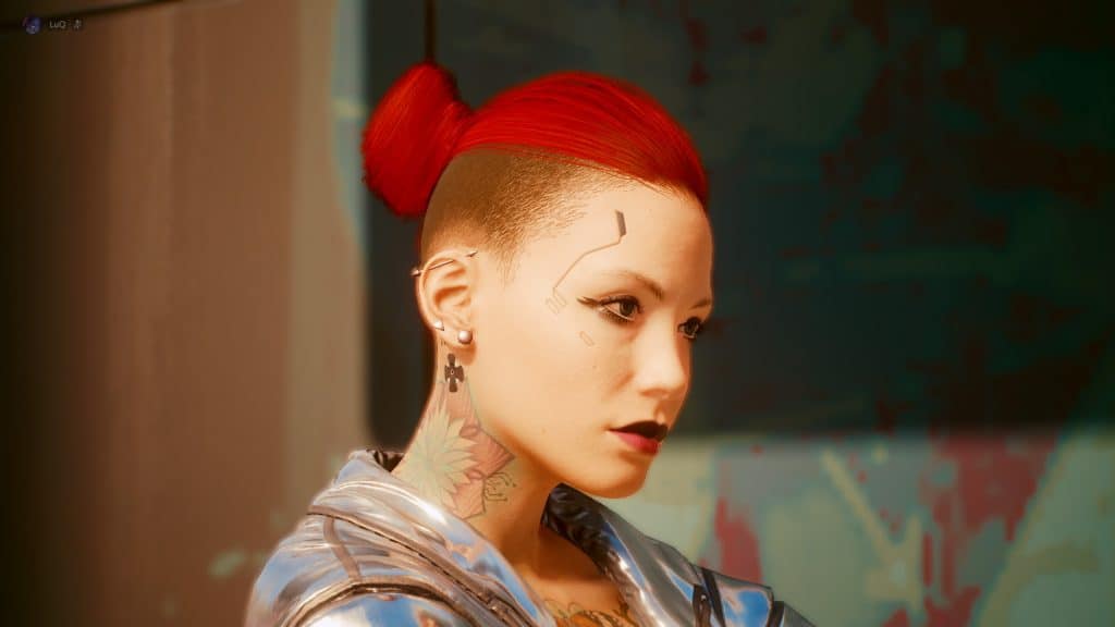 Corpo bun hairstyle - Cyberpunk 2077 Mod