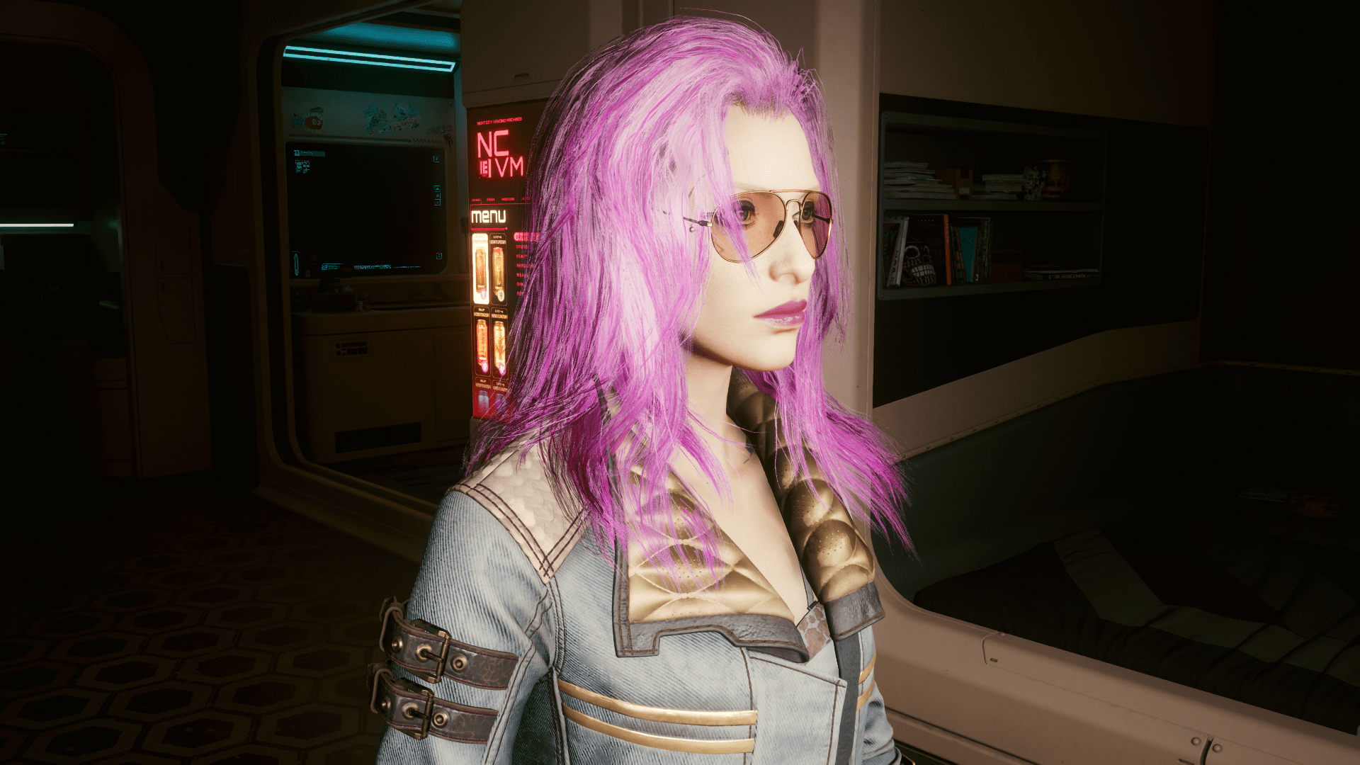 Cyberpunk hair mod фото 32