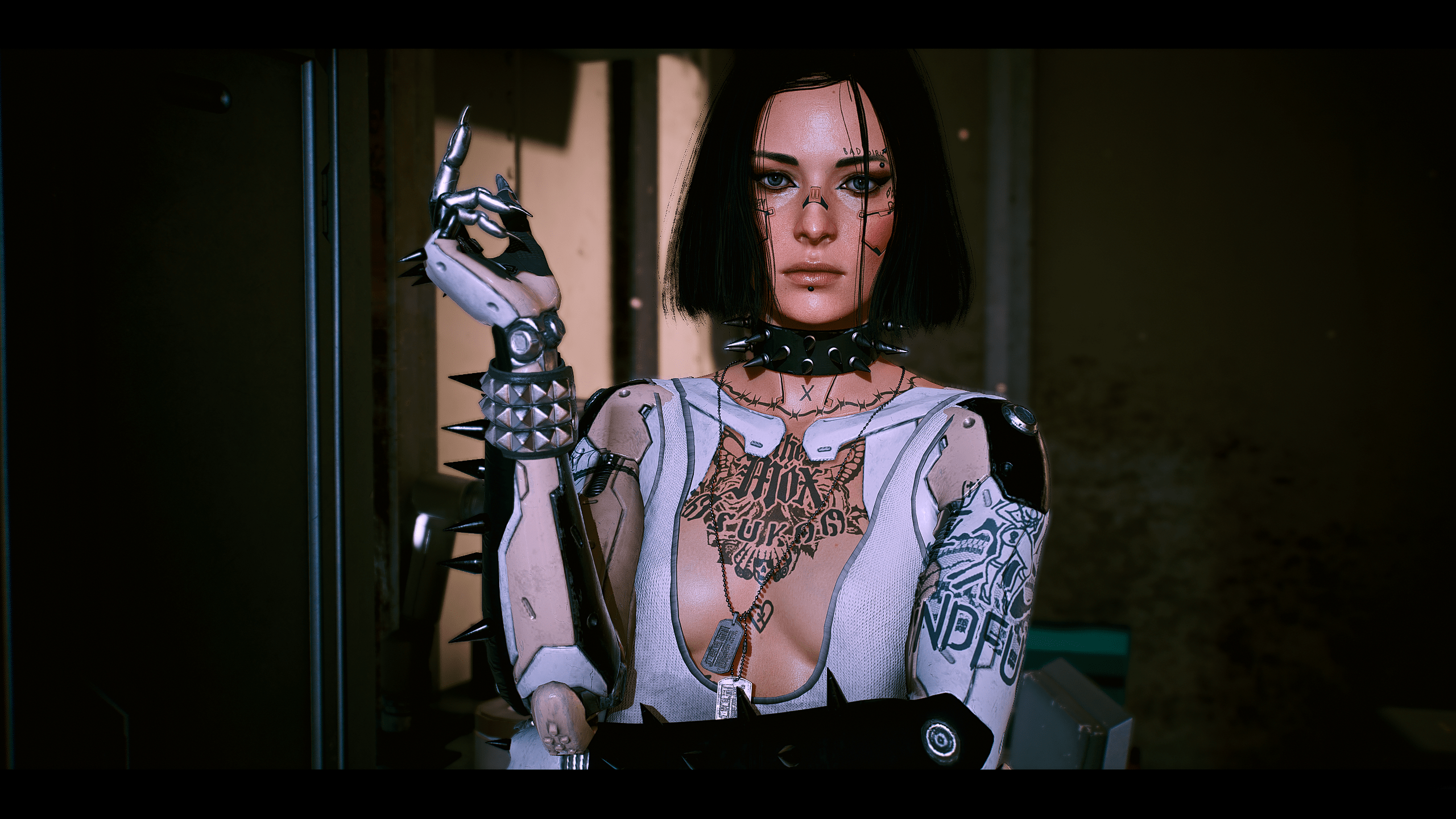 Cyberpunk как снять одежду фото 118