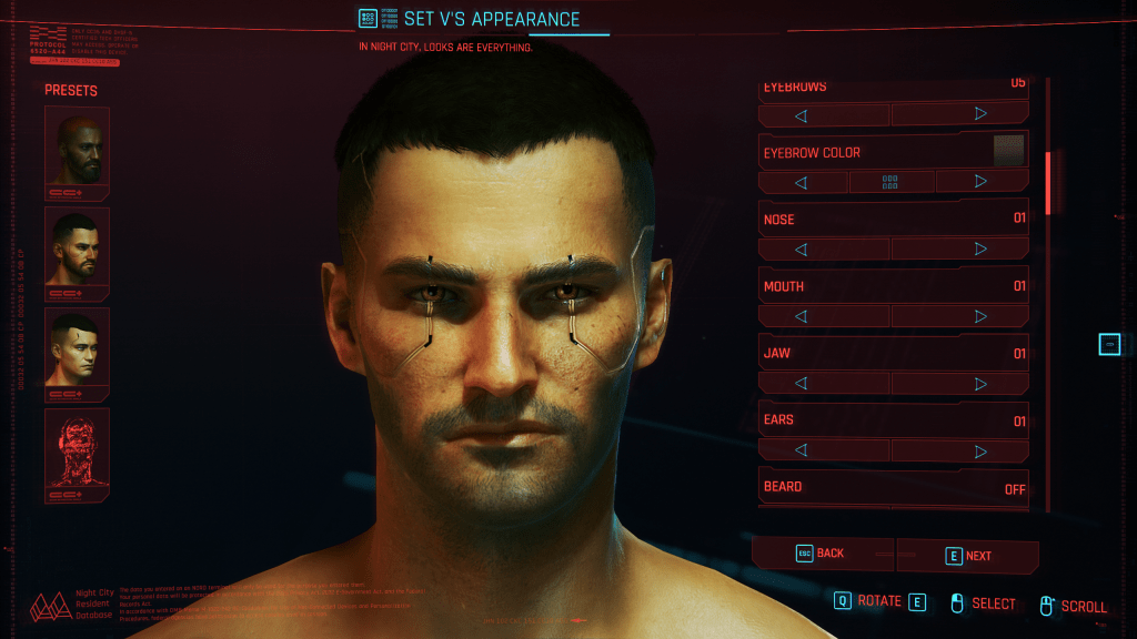 Now That's What I Call Stubble - Cyberpunk 2077 Mod