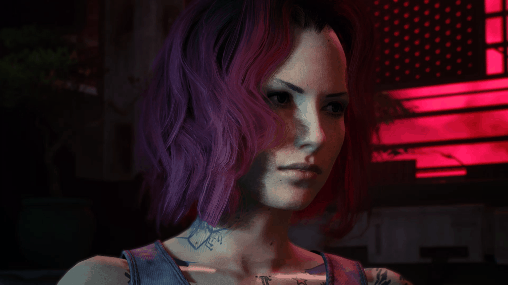 Red Hair Messy Female V Preset Cyberpunk 2077 Mod 9484