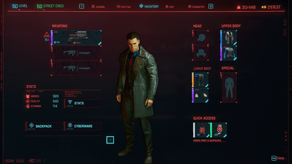 Rick Deckard Blade Runner Level 50 100 percent - Cyberpunk 2077 Mod