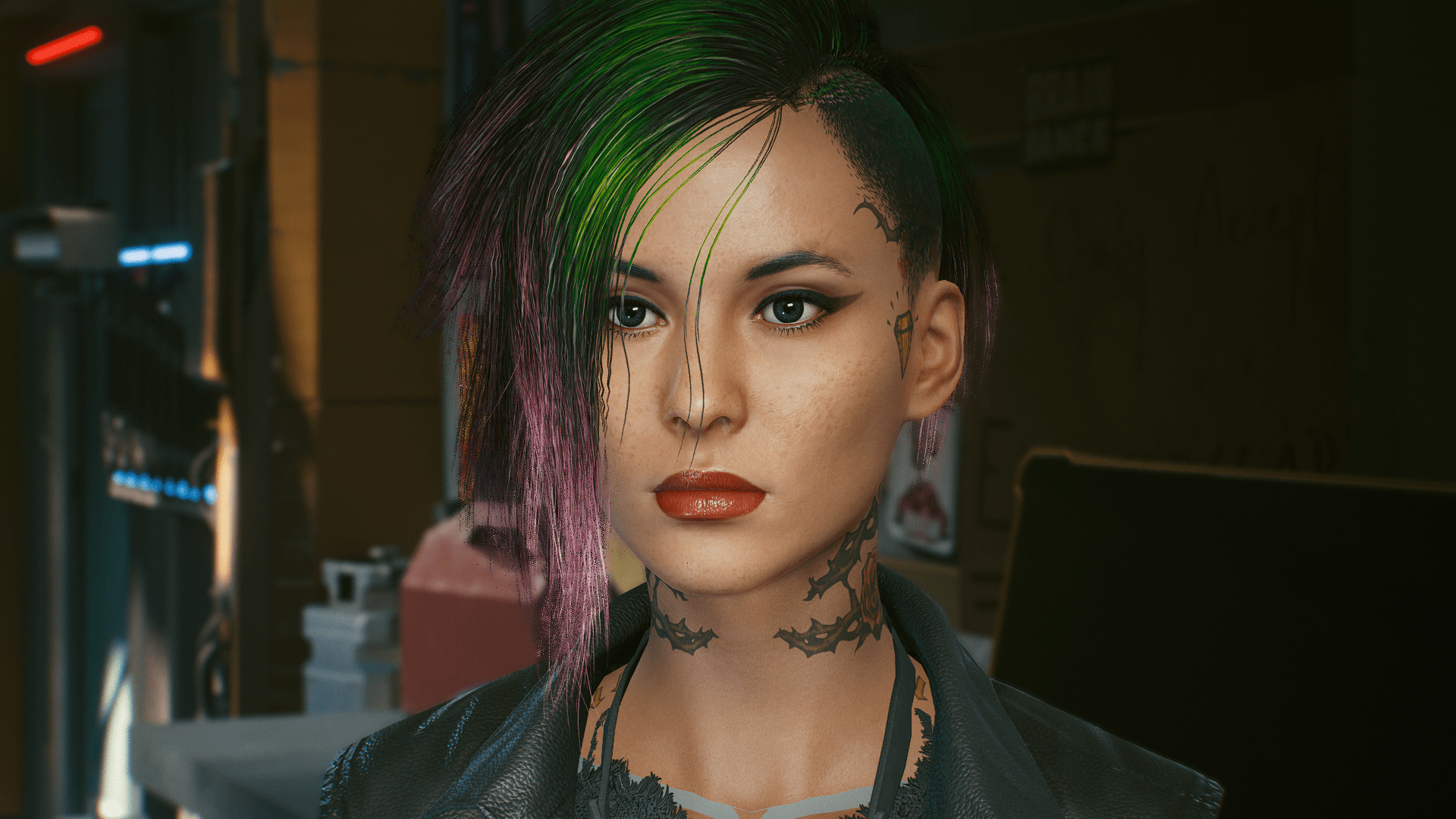 Cyberpunk hair mod фото 48