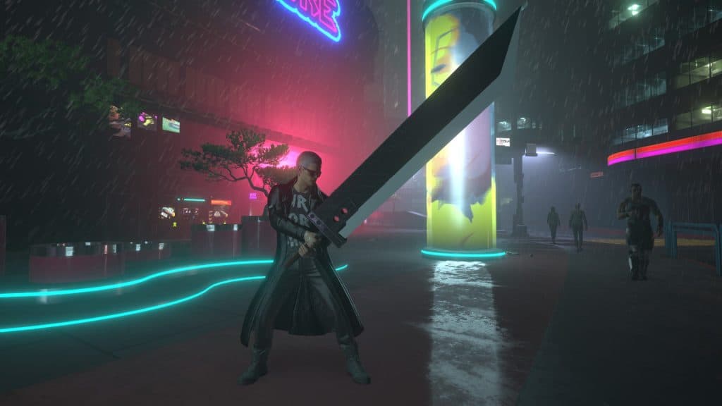 Cloud Strife's Buster Sword - Cyberpunk 2077 Mod