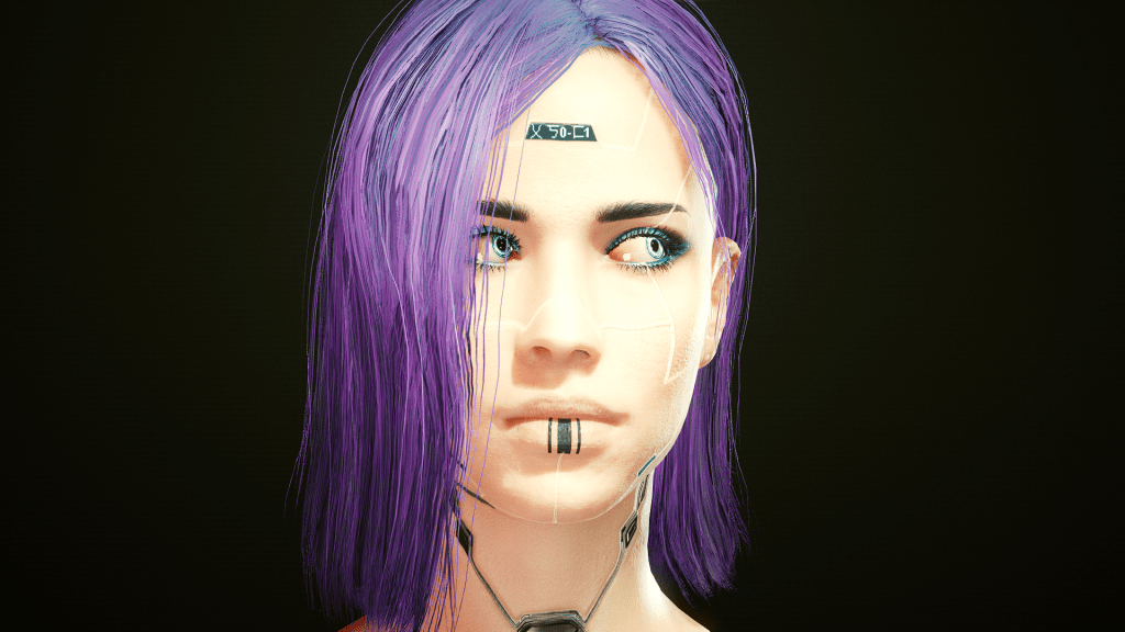 Collection Of Cyberpunk Hair Colors Cyberpunk 2077 Mod 0242