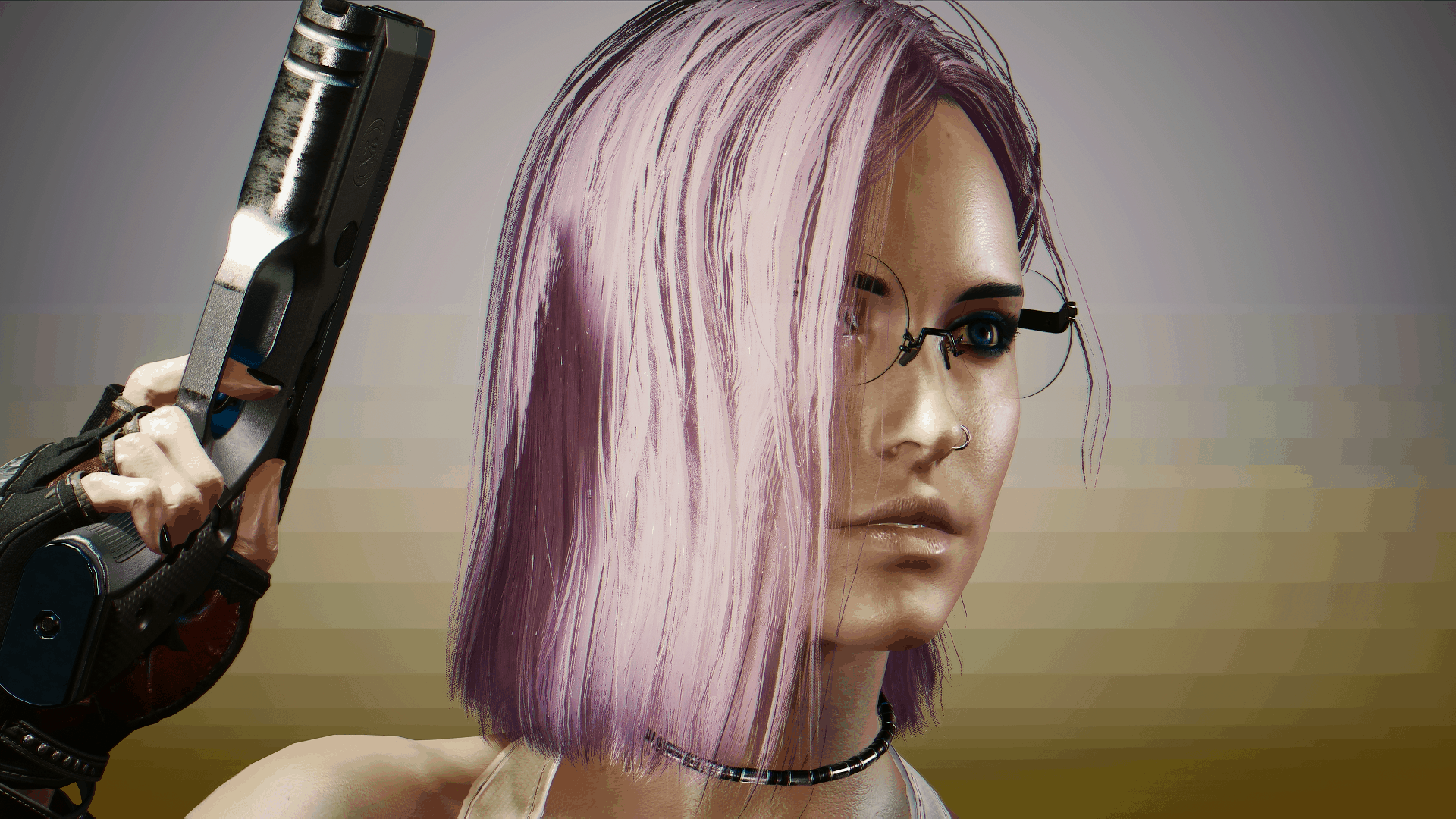 Cyberpunk hair mod фото 19