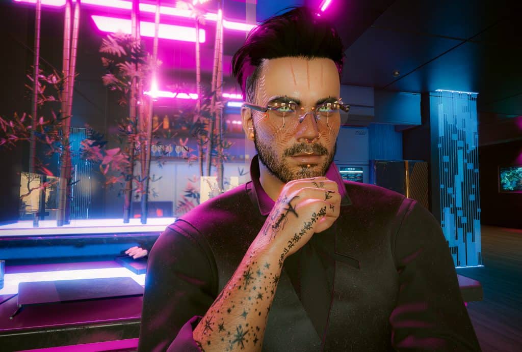 Round Specs for Male V - Cyberpunk 2077 Mod