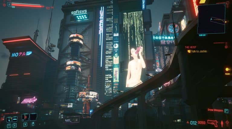 Matrix Giant Billboard v1.0 - Cyberpunk 2077 Mod