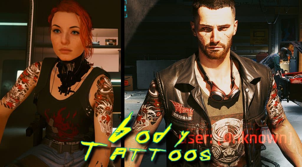 Japanese Body Tattoos Shop - Cyberpunk 2077 Mod