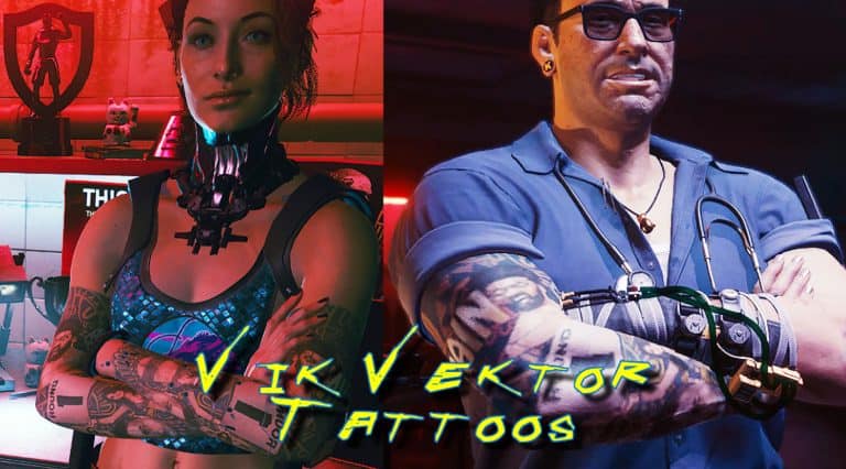 Vik's Tattoo for V - Cyberpunk 2077 Mod