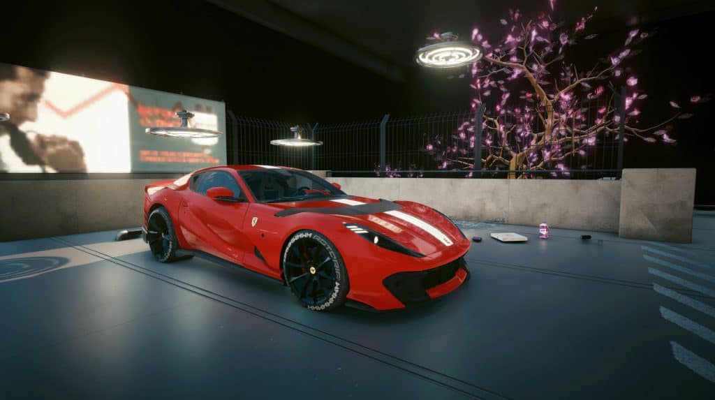 Ferrari 821 Competizione - Cyberpunk 2077 Mod